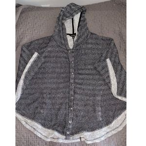 Button down Poncho w/ pockets